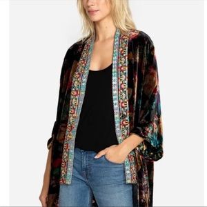 Johnny Was Womens FUSAI VELVET KIMONO XXL
